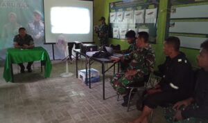 Dandim 1805/Raja Ampat Berikan Arahan ke Anggota Satgas TMMD Ke-122 Kodim 1805/Raja Ampat