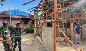 Dandim Raja Ampat Tinjau Pelaksanaan TMMD