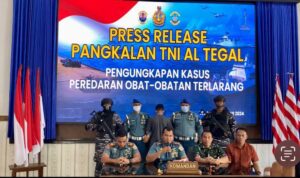 Lanal Tegal Ungkap Kasus Peredaran Obat Terlarang