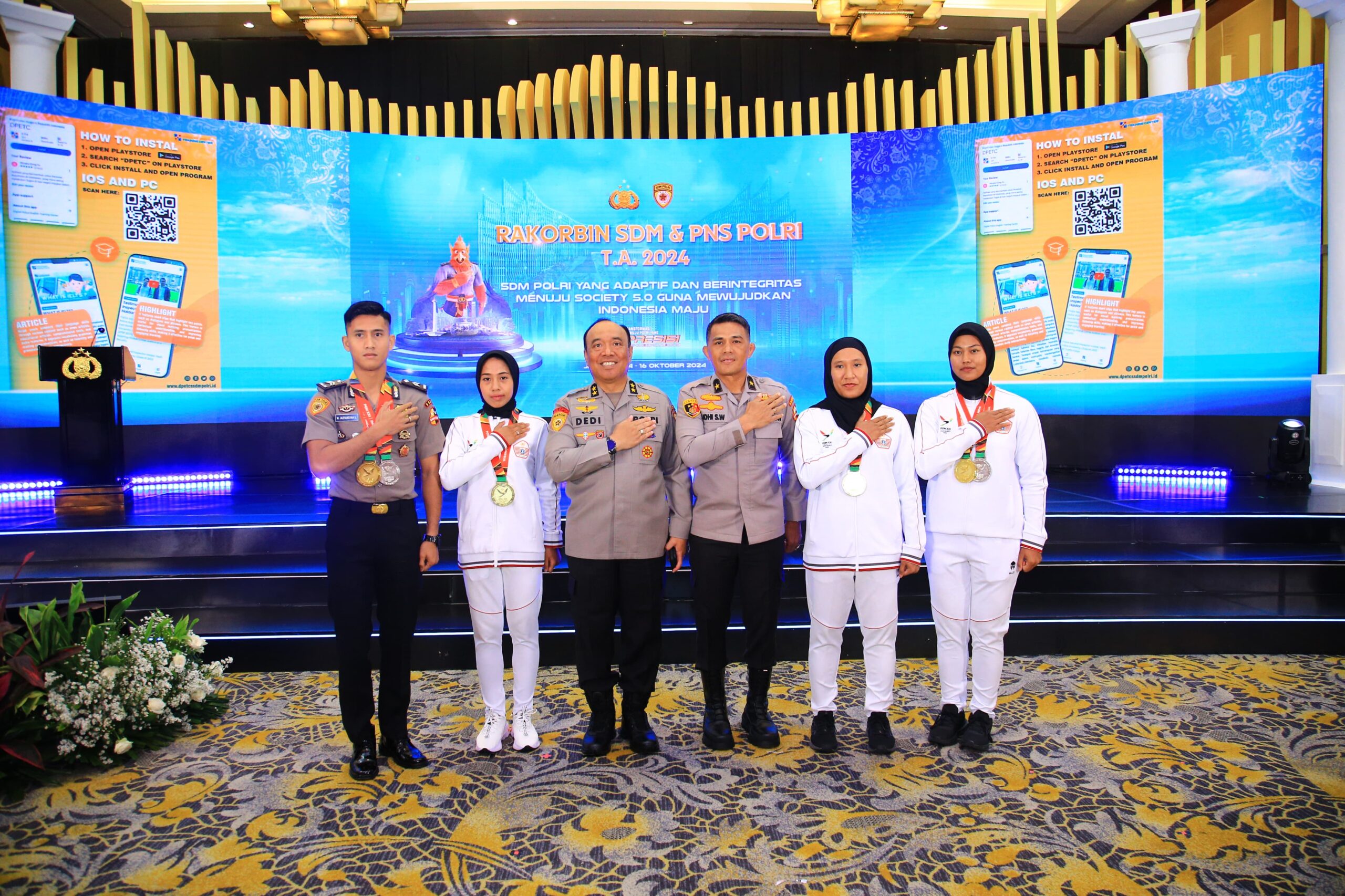 SSDM Polri Berikan Penghargaan Untuk Atlet Polri Berprestasi