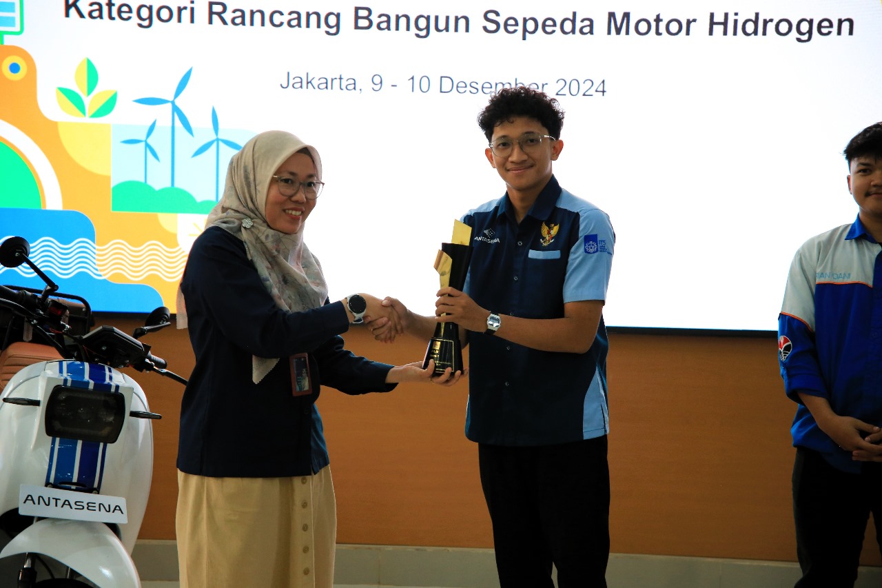 Inovasi Motor Hidrogen Antarkan Tim Antasena ITS Juarai PLN ICE 2024