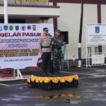 Kodim 0508/Depok dan Polres Metro Depok Laksanakan Apel Jelang Akhir Tahun