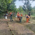Karya Bhakti Koramil 07/Cipayung Antisipasi Banjir,Pembersihan Waduk Setu