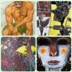 Karya seni dari empat perupa senior yang menggelar pameran bersama di Rumas DAS Yogyakarta, 21 Juni – 21 Juli 2025. Foto: Dialoguejakarta.com/R. Fadjri