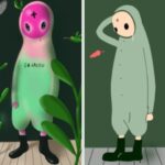 Corak lukisan yang menunjukkan karakter diri kepada publik. Foto: dialoguejakarta.com/R. Fadjri Corak lukisan yang menunjukkan karakter diri kepada publik. Foto: dialoguejakarta.com/R. Fadjri