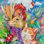 Karya drawing Bung Tiok (Kawanku Kewan-Kewan, 2025), Foto: Koleksi Bung Tiok. Foto: dialoguejakarta.com/R. Fadjri Karya drawing Bung Tiok (Kawanku Kewan-Kewan, 2025), Foto: Koleksi Bung Tiok. Foto: dialoguejakarta.com/R. Fadjri