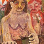 A Silent Prayer Behind My Shoulder (2025). Salah satu karya lukis Amalia Firdausi. Foto: dialoguejakarta.com/R. Fadjri A Silent Prayer Behind My Shoulder (2025). Salah satu karya lukis Amalia Firdausi. Foto: dialoguejakarta.com/R. Fadjri