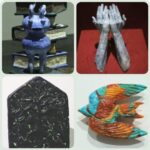 Karya tiga dimensi pada pameran bertajuk Meretas: Enkripsi. Foto: dialoguejakarta.com/R. Fadjri