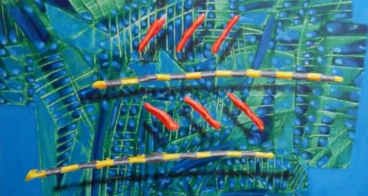 Di atas hutan, karya Tulus Warsito, 2025. Foto: dialoguejakarta.com/R. Fadjri