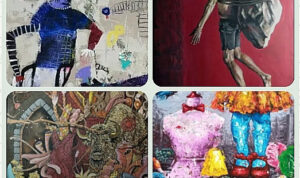 Karya lukis kelompok Pancer. Foto: dialoguejakarta.com/Dokumentasi kelompok Pancer Karya lukis kelompok Pancer. Foto: dialoguejakarta.com/Dokumentasi kelompok Pancer