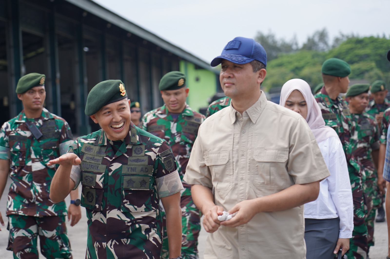 Menteri Transmigrasi Kunjungi Yonkav 8 Kostrad Pasuruan