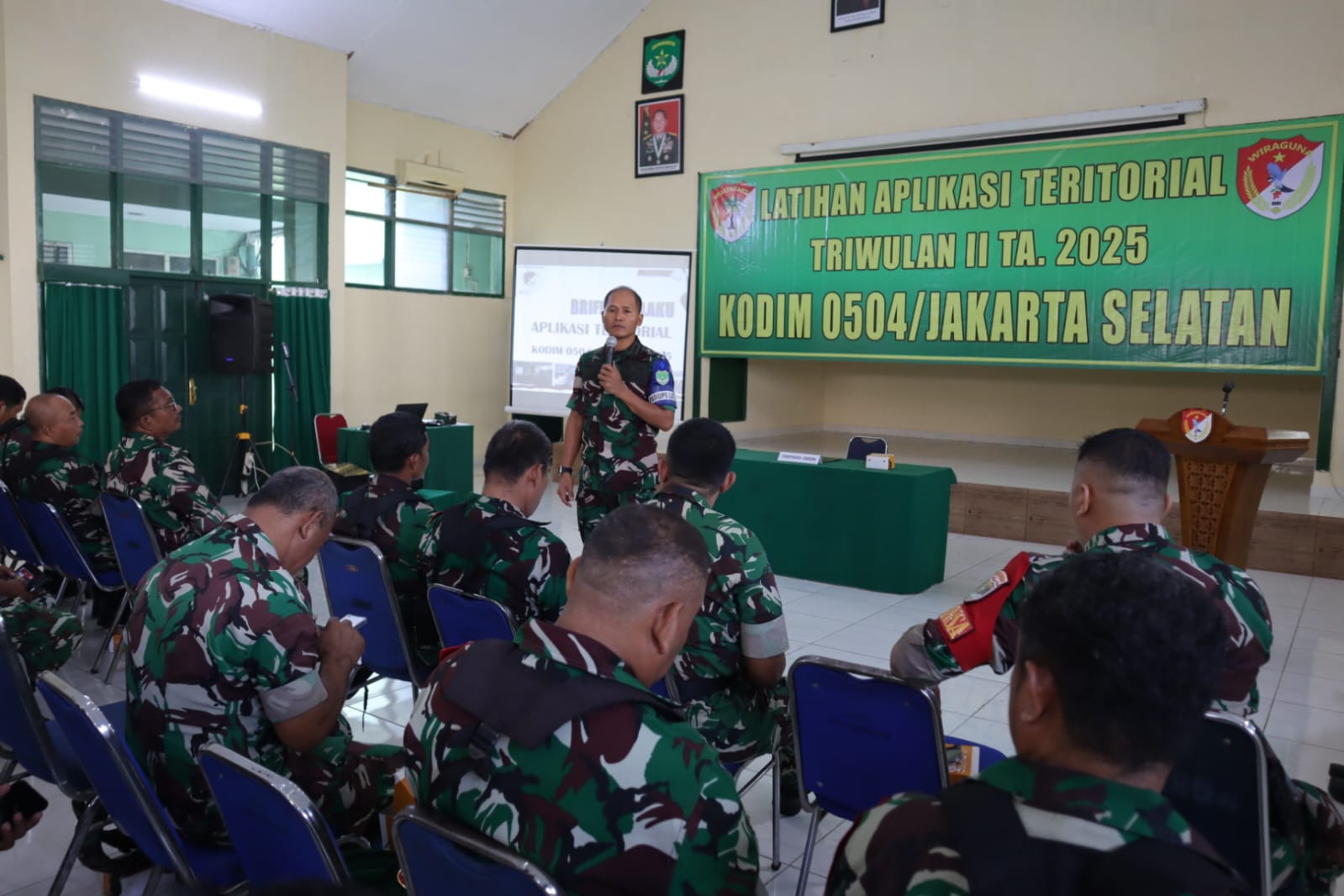 Kodim 0504/Jakarta Selatan Selenggarakan Latihan Aplikasi Teritorial